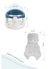 Babyjem Önden Açılır Mama Sandalye Oturağı Ve Minderi - 2  Li Set İndigo Mavi