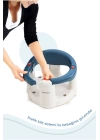 Babyjem Önden Açılır Mama Sandalye Oturağı Ve Minderi - 2  Li Set İndigo Mavi