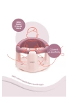 Babyjem Önden Açılır Mama Sandalye Oturağı Ve Minderi - 2 Li Set Mürdüm