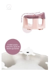 Babyjem Önden Açılır Mama Sandalye Oturağı Ve Minderi - 2 Li Set Mürdüm