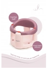 Babyjem Önden Açılır Mama Sandalye Oturağı Ve Minderi - 2 Li Set Mürdüm