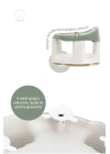 Babyjem Önden Açılır Mama Sandalye Oturağı Ve Minderi - 2  Li Set Soft Yeşil
