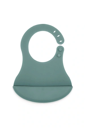Babyjem Mini Silikon Önlük Mint