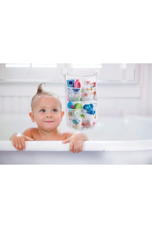 Babyjem Bebek Banyo Oyuncak Torbası - Beyaz