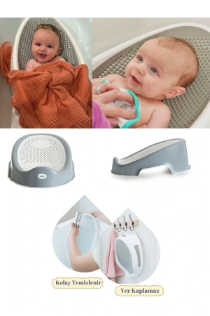 Babyjem Soft Banyo Desteği Gri