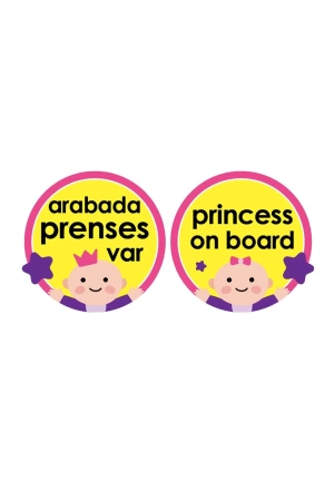 Babyjem Vakumlu Araba Cam Yazısı Pembe