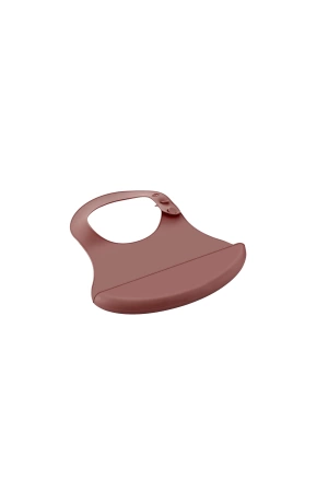 Babyjem Mini Silikon Önlük Mocha