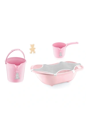 Babyjem 5 Parça Banyo Küvet Seti Pembe