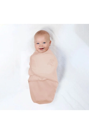 Babyjem İnterlog Pamuklu Kundak Somon