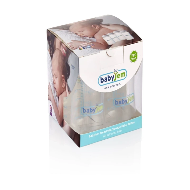 Babyjem Süt Ve Mama Saklama Kabı 4lü Paket