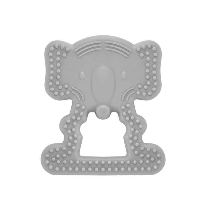 Babyjem Diş Kaşıyıcı Fil Gri