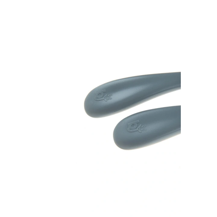 Babyjem Paslanmaz Çelik Çatal Kaşık Seti - Gri