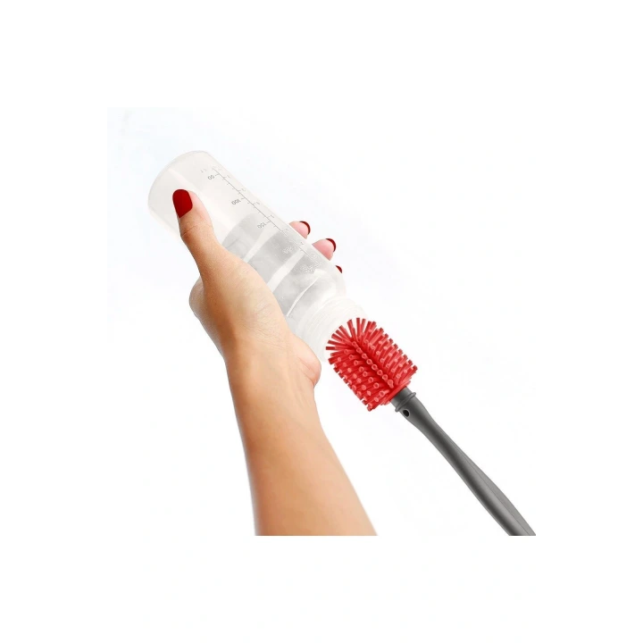 Babyjem Emzik ve Biberon Temizleme Fırçası Pembe