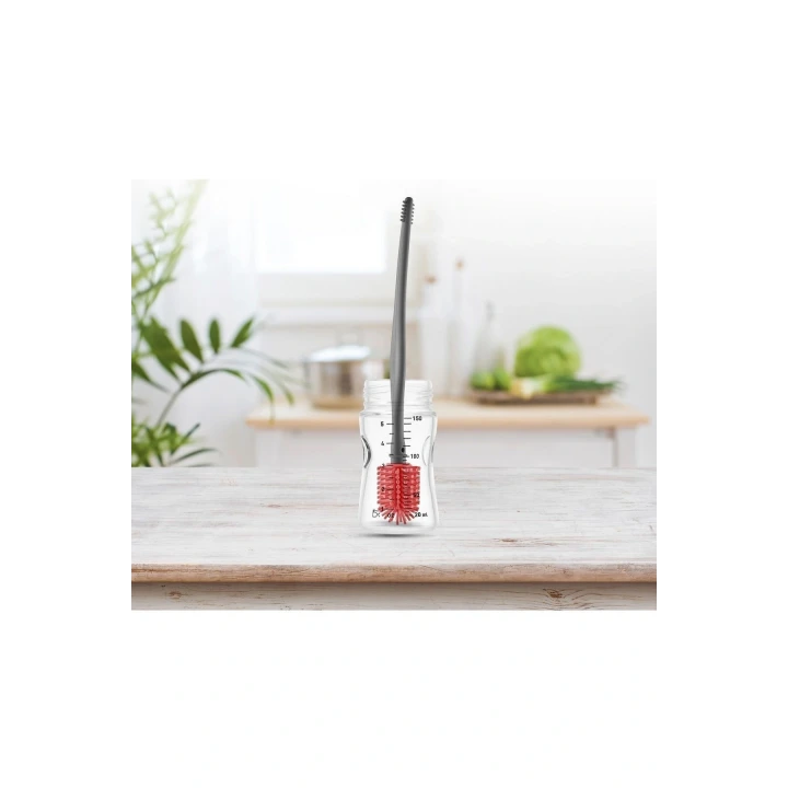 Babyjem Emzik ve Biberon Temizleme Fırçası Pembe