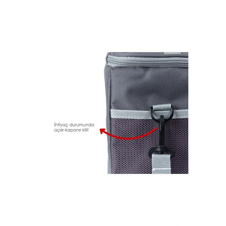 Babyjem Termos Çanta Gri