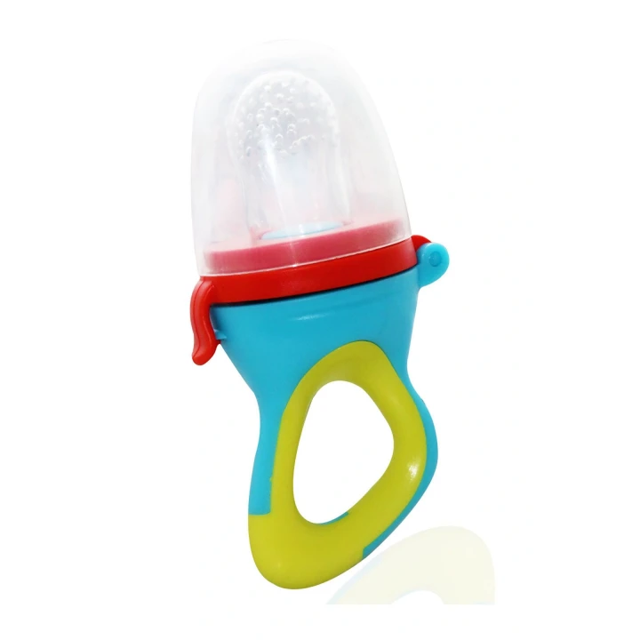 Babyjem Silikon Uçlu Meyve Sebze Emziği 600 Renkli (Turuncu Yeşil Mavi) - 9x12 cm