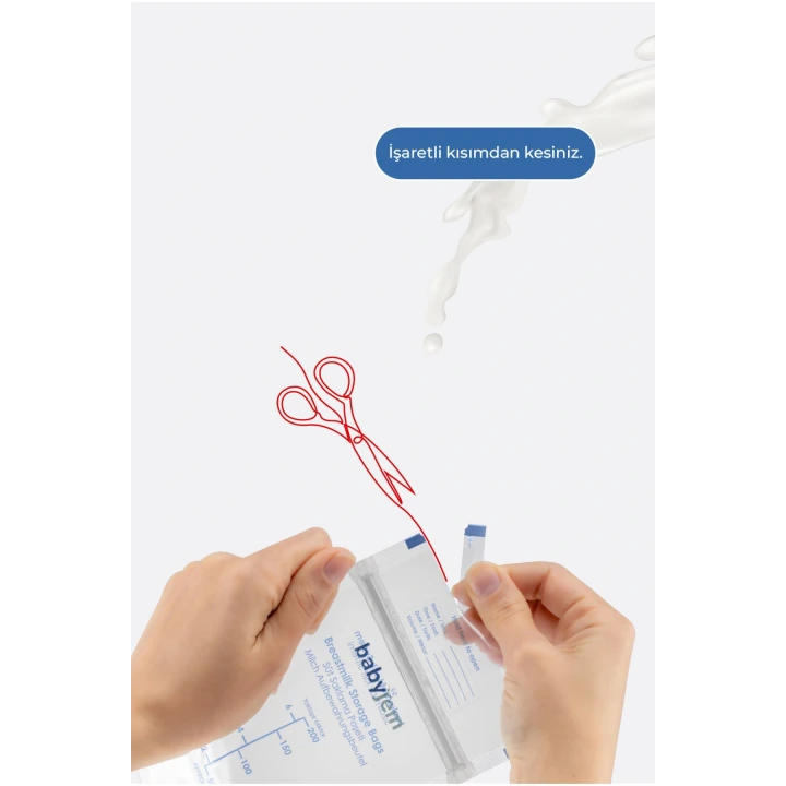 Babyjem Ultra Koruyucu Süt Saklama Poşeti 25 Adet