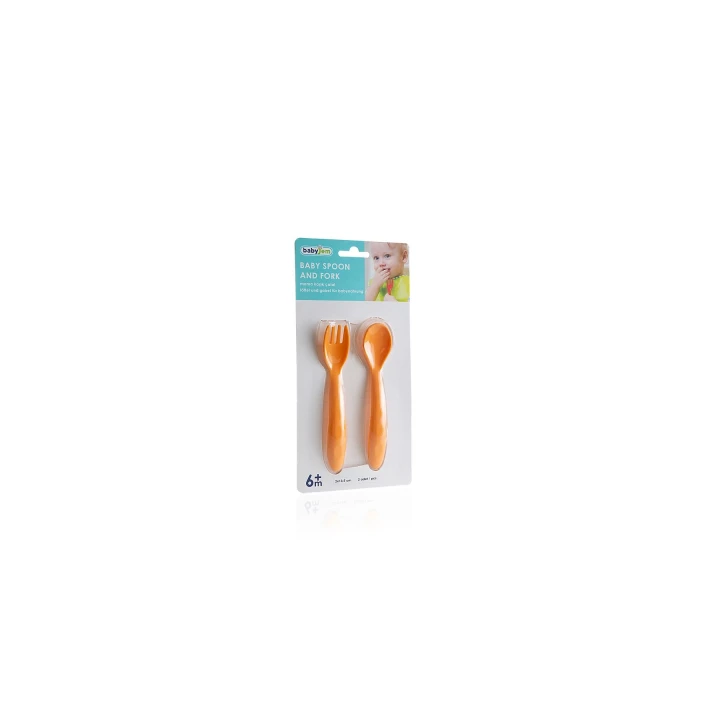 Babyjem Mama Kaşık Çatal Takımı Sarı