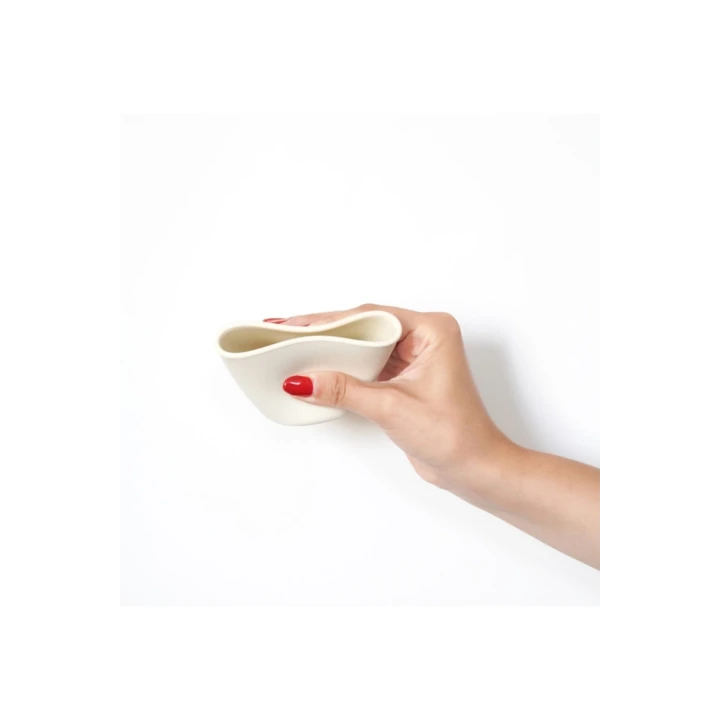 Babyjem Silikon Bardak + Silikon Mama Kaşığı Ekru Silikon Bebek Beslenme Seti