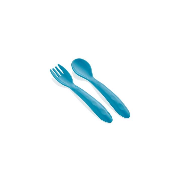 Babyjem Mama Kaşık Çatal Takımı- Mavi