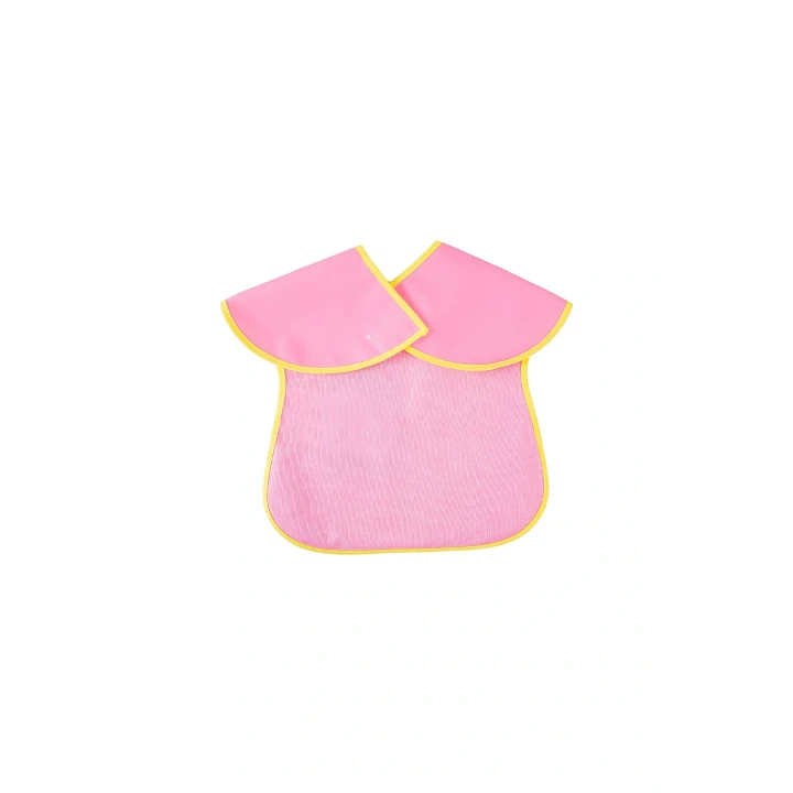 Babyjem Poli Muşamba Önlük Büyük Pembe