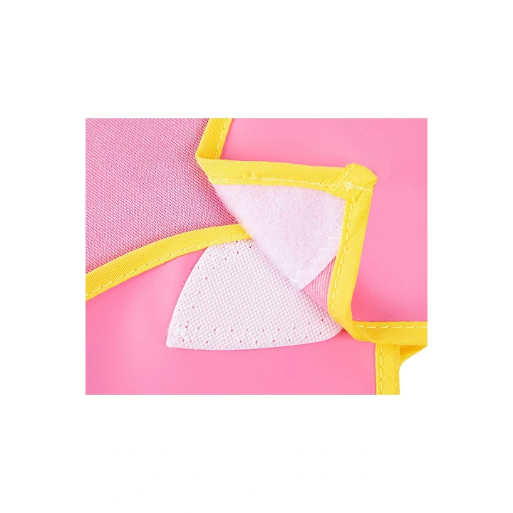 Babyjem Poli Muşamba Önlük Büyük Pembe