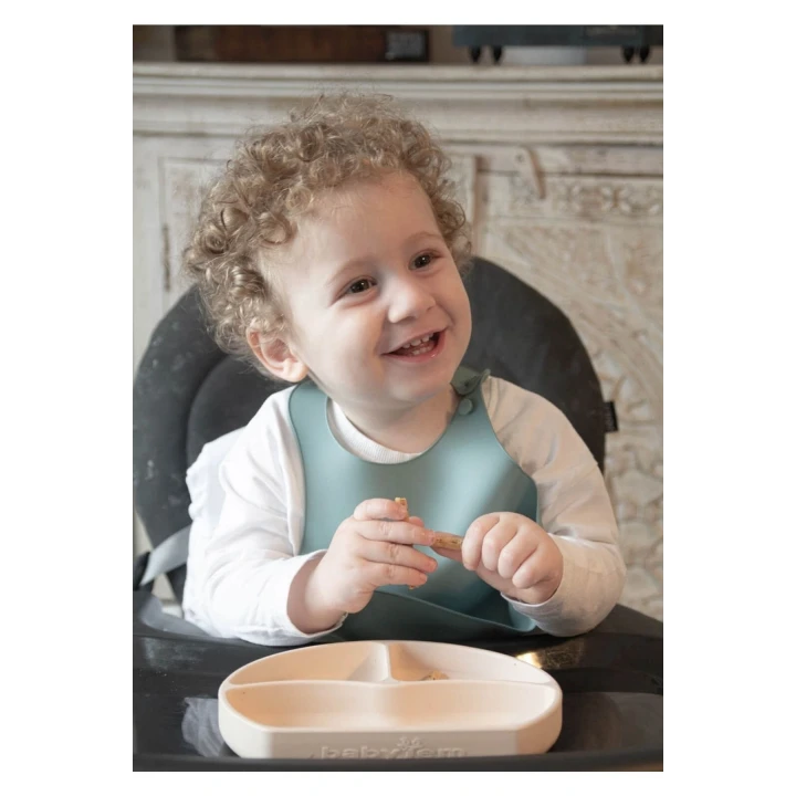 Babyjem Mini Silikon Önlük Mint