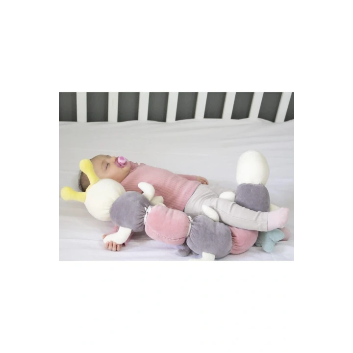 Babyjem Pembe Uyku Arkadaşı Oyuncaklı Tırtıl