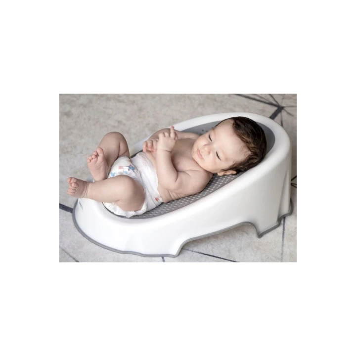 Babyjem Soft Banyo Desteği Bebek Yıkama Yardımcısı Beyaz