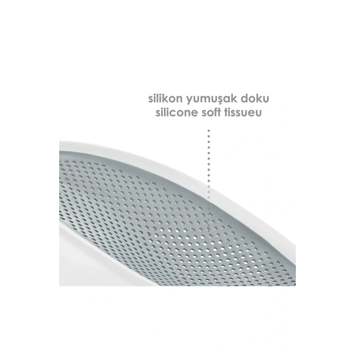 Babyjem Soft Banyo Desteği Bebek Yıkama Yardımcısı Beyaz