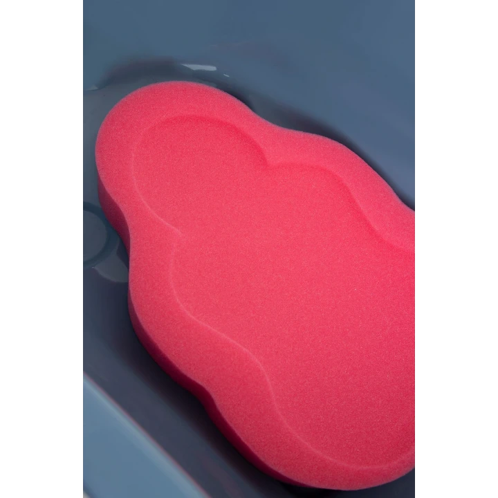 Babyjem Küvet Süngeri Banyo Süngeri Kırmızı