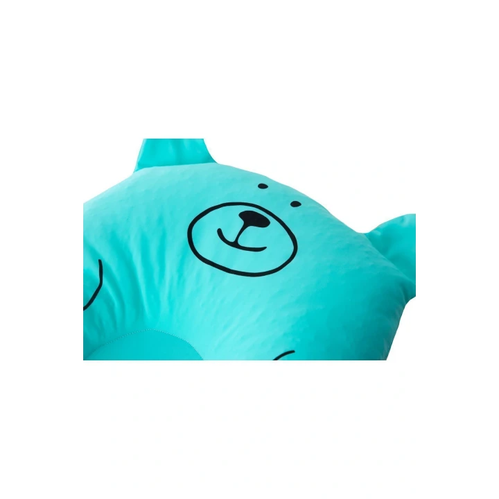 Babyjem Sevimli Kedi Köpüklü Bebek Banyo Küvet Yatağı Mavi (Straforlu - Suda Batmaz)