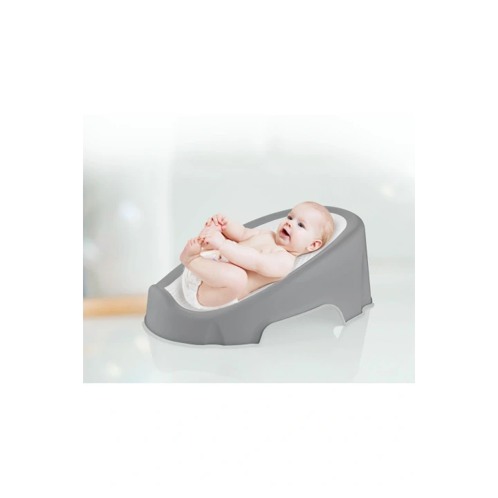 Babyjem Soft Banyo Desteği Bebek Yıkama Yardımcısı Gri