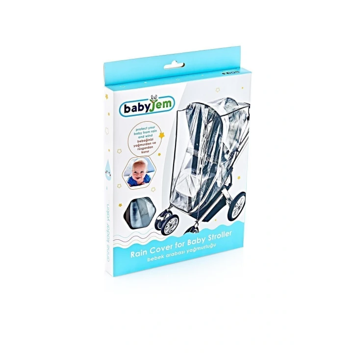 Babyjem XL Bebek Arabası Yağmurluğu Fitalatsız (22 x 27cm)