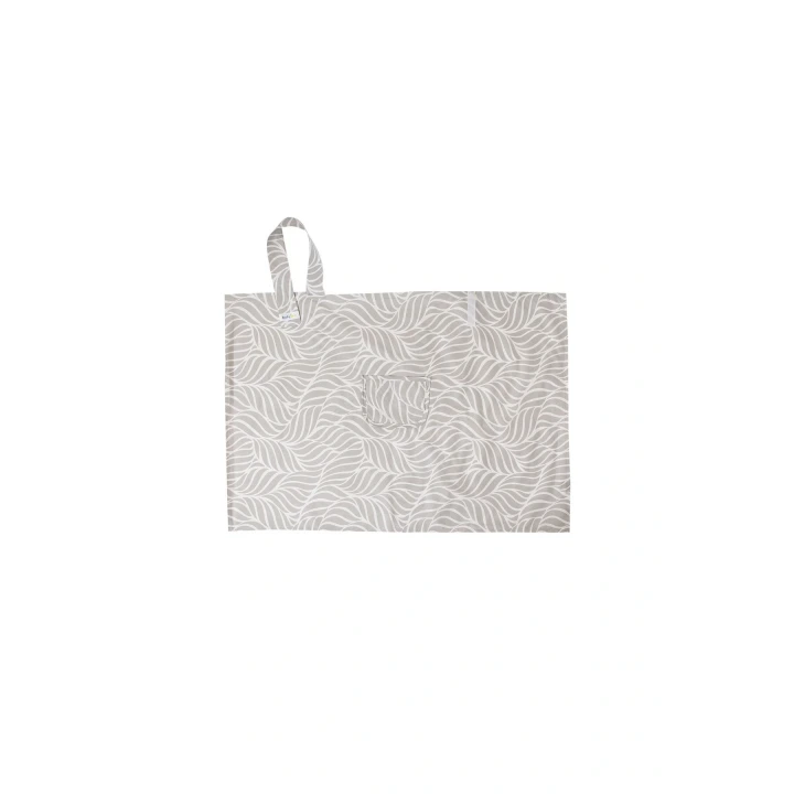 Babyjem Gri Yaprak Cepli Emzirme Önlüğü 323