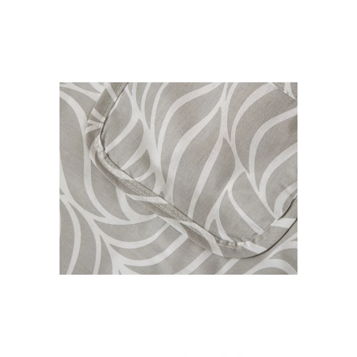 Babyjem Gri Yaprak Cepli Emzirme Önlüğü 323