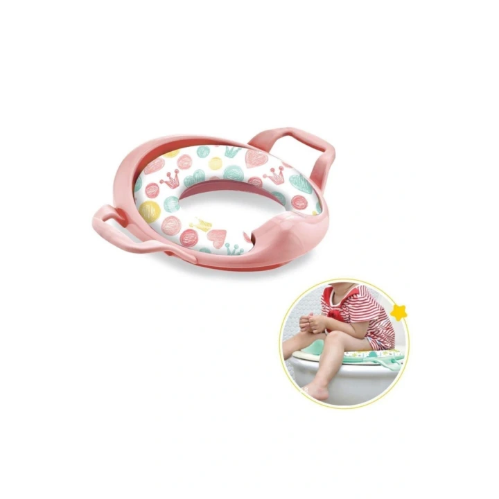 Babyjem Mega Klozet Adaptörü Soft Pembe