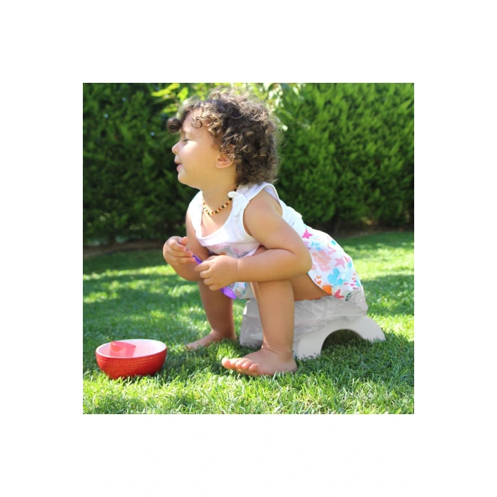 Babyjem Portatif Katlanabilir Lazımlık - Gri (5 Adet Poşet Hediyeli)