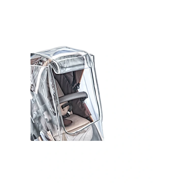 Babyjem Lüx Fermuarlı Reflektörlü Bebek Arabası Yağmurluğu Fitalatsız (22x27cm)