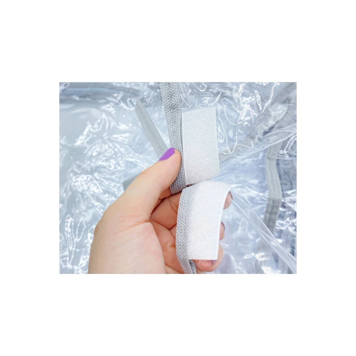 Babyjem Lüx Fermuarlı Reflektörlü Bebek Arabası Yağmurluğu Fitalatsız (22x27cm)