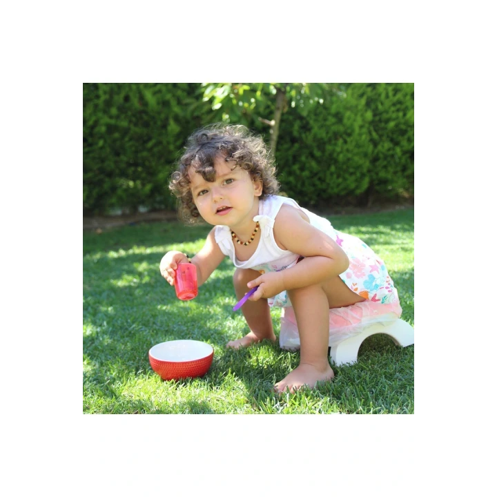 Babyjem Portatif Katlanabilir Lazımlık - Pembe (5 Adet Poşet Hediyeli)