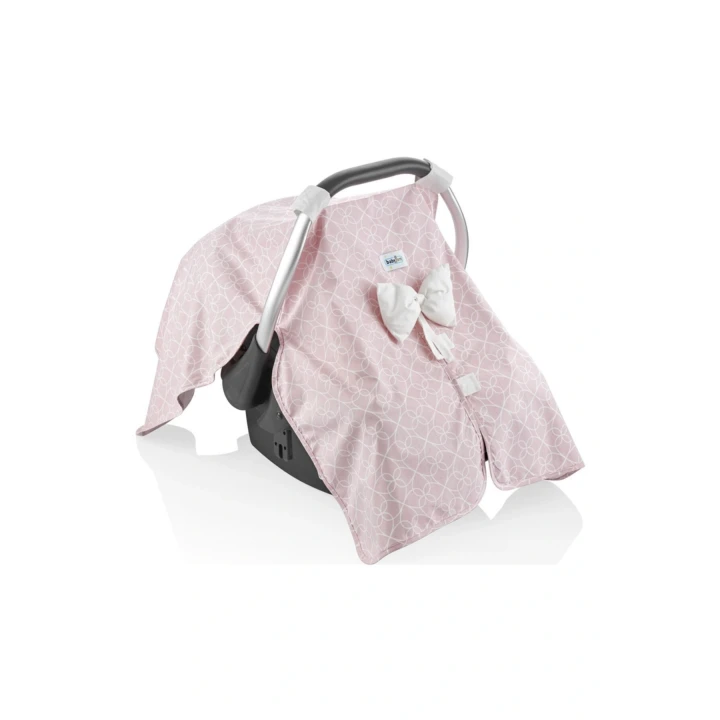 Babyjem Fiyonklu Ana Kucağı Örtüsü Pembe