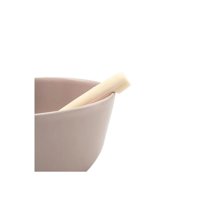 Babyjem Diş Kaşıyıcılı Silikon Kaşık Ekru - Bpa & Pvc & Latex & Plastik Içermez.