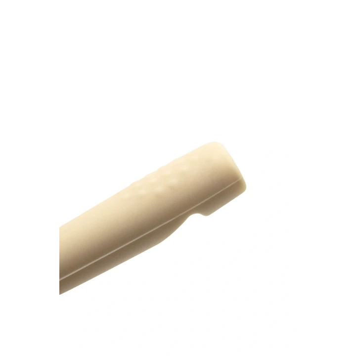 Babyjem Diş Kaşıyıcılı Silikon Kaşık Ekru - Bpa & Pvc & Latex & Plastik Içermez.