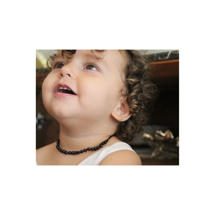 Babyjem Orjinal Sertifikalı Kehribar Bebek Kolyesi Vişne