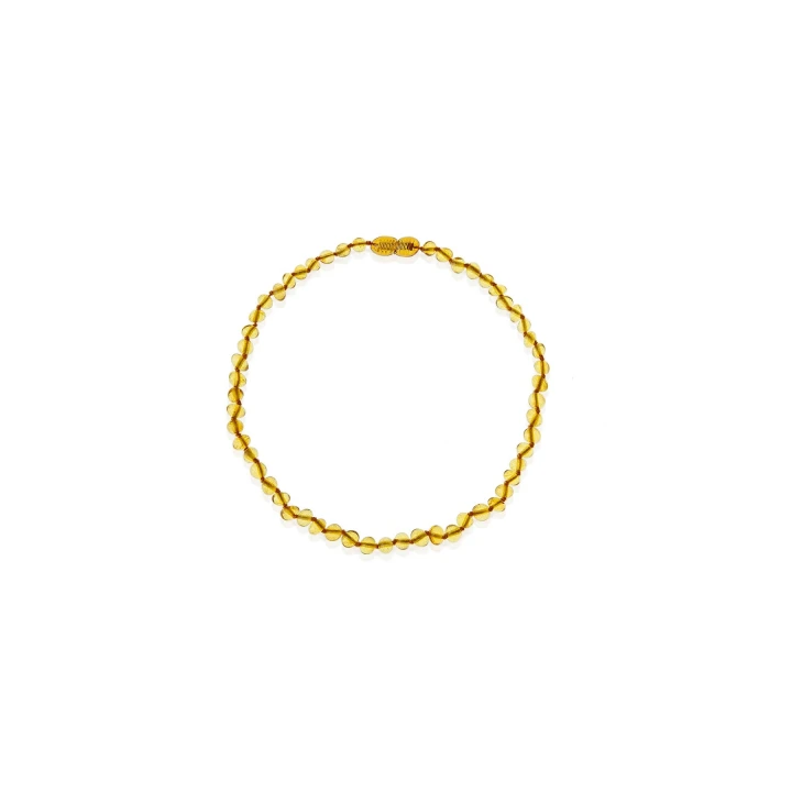 Babyjem Orjinal Sertifikalı Kehribar Bebek Kolyesi Bal