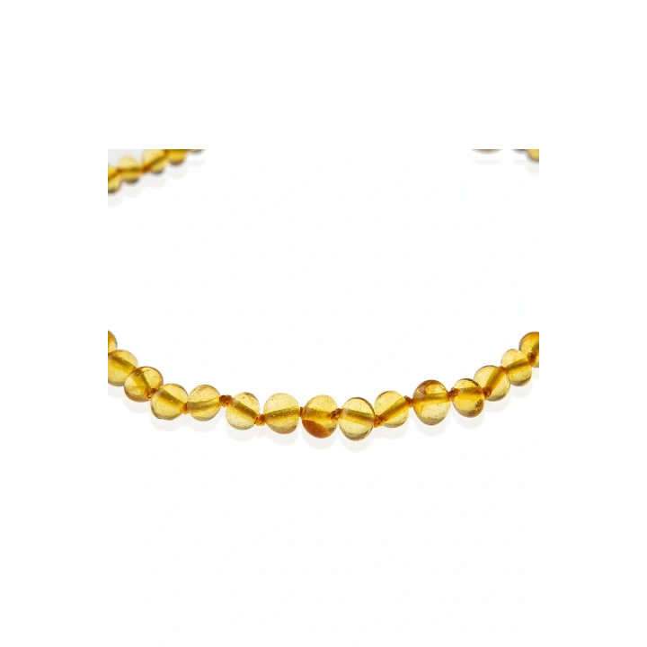 Babyjem Orjinal Sertifikalı Kehribar Bebek Kolyesi Bal