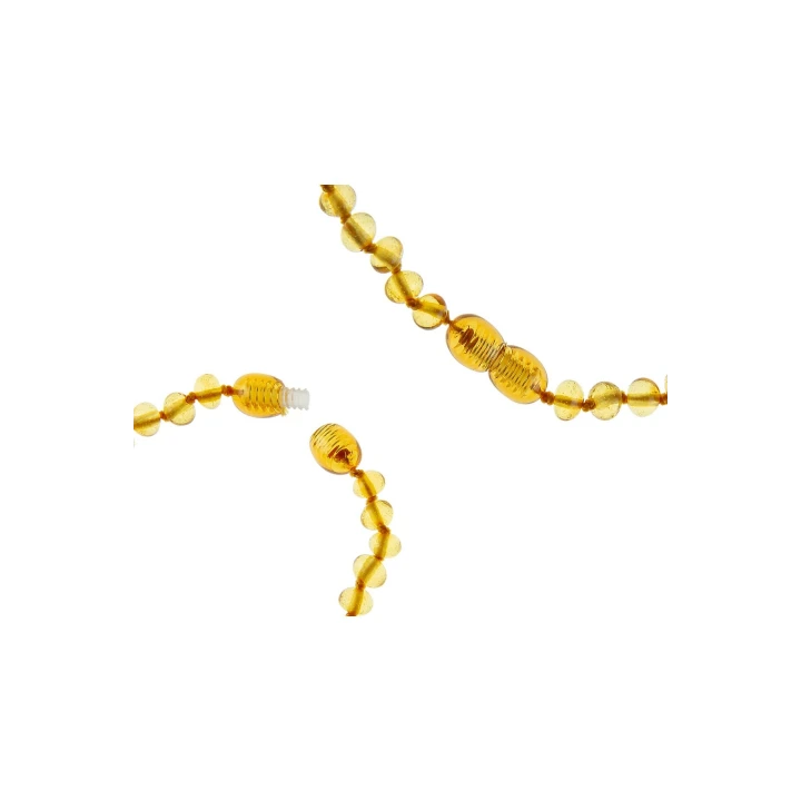 Babyjem Orjinal Sertifikalı Kehribar Bebek Kolyesi Bal