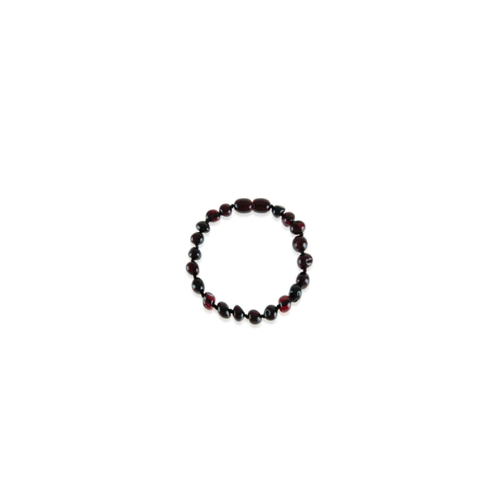 Babyjem Orjinal Sertifikalı Kehribar Bebek Bilekliği Vişne