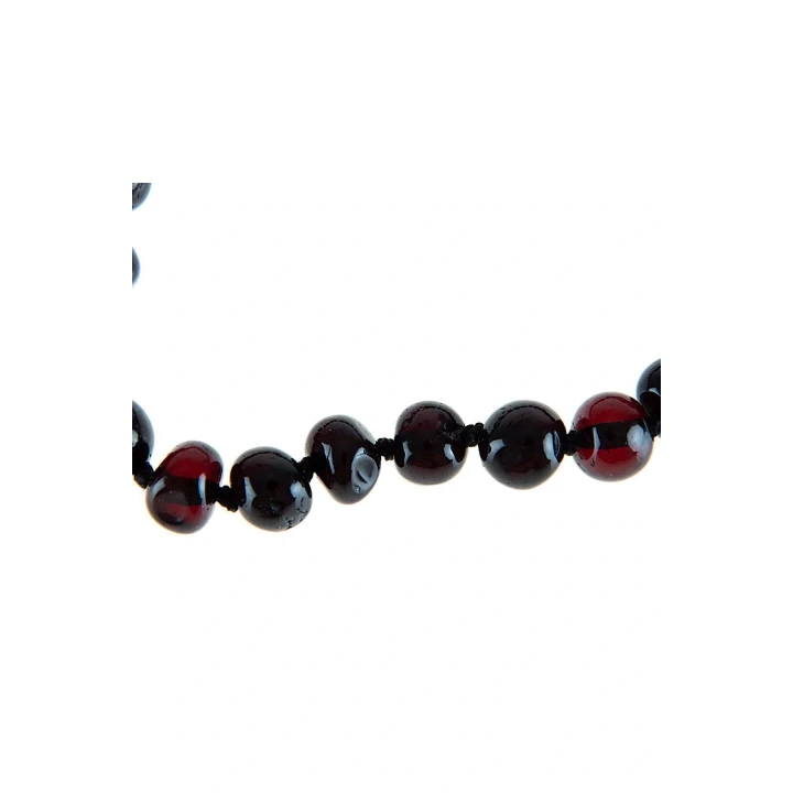 Babyjem Orjinal Sertifikalı Kehribar Bebek Bilekliği Vişne